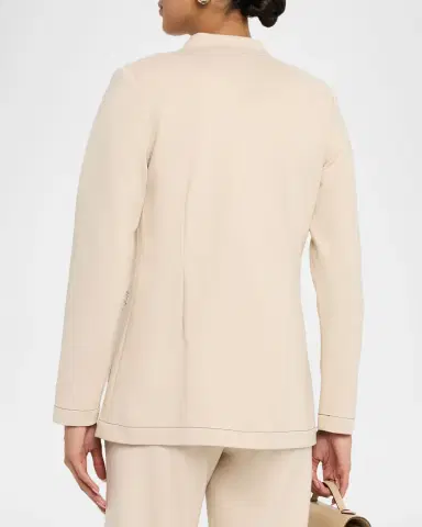 Misook Single-Button Ponte Blazer | Thumbnail 2 Misook Single-Button Ponte Blazer | Thumbnail 2