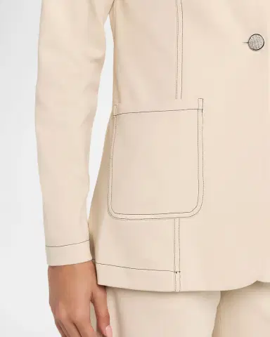 Misook Single-Button Ponte Blazer | Thumbnail 4 Misook Single-Button Ponte Blazer | Thumbnail 4