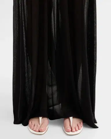 Manolo Blahnik Mionasan Leather Thong Sandals | Thumbnail 2