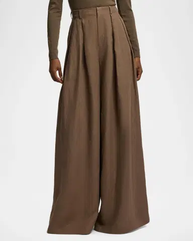 Ralph Lauren Collection Greer Linen Pleated Pants | Thumbnail 3 Ralph Lauren Collection Greer Linen Pleated Pants | Thumbnail 3