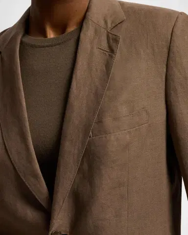 Ralph Lauren Collection Marcy Linen Jacket | Thumbnail 4 Ralph Lauren Collection Marcy Linen Jacket | Thumbnail 4