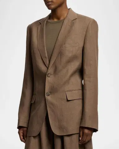 Ralph Lauren Collection Marcy Linen Jacket | Thumbnail 5 Ralph Lauren Collection Marcy Linen Jacket | Thumbnail 5