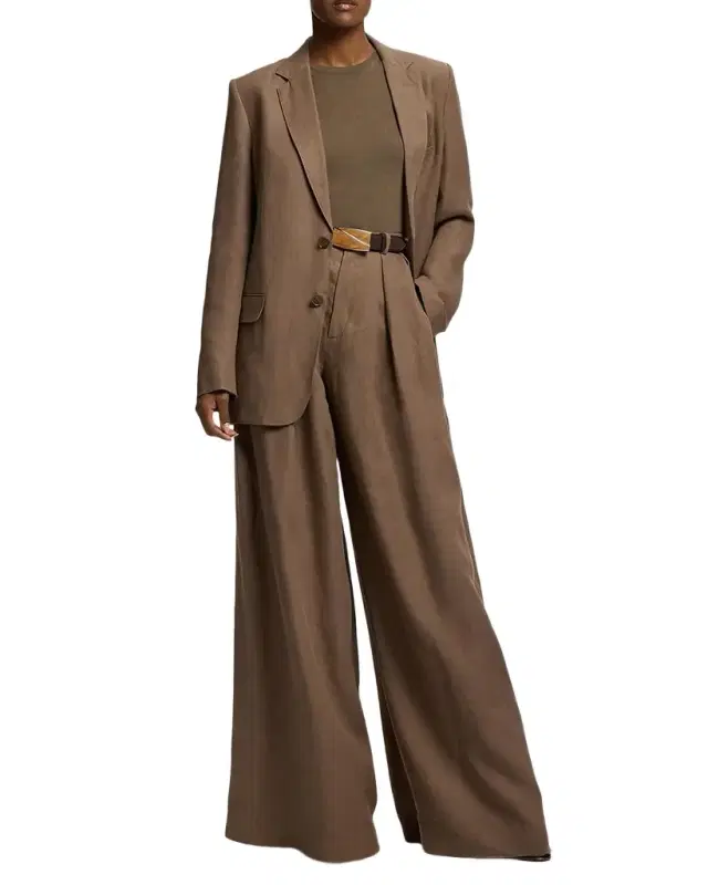 Ralph Lauren Collection Marcy Linen Classic Jacket