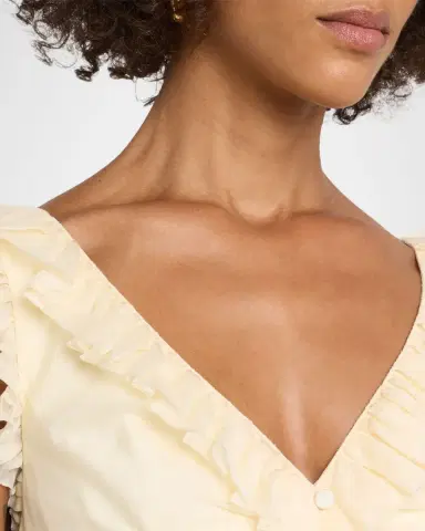 Cinq à Sept Rosalba Ruffled V-Neck Maxi Dress | Thumbnail 4