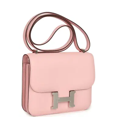 HERMÈS Hermes Constance 18 Rose Sakura Swift Brushed Palladium Hardware | Thumbnail 2