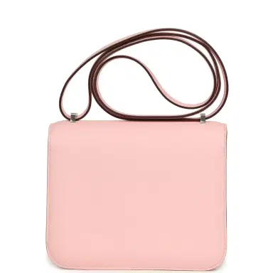 HERMÈS Hermes Constance 18 Rose Sakura Swift Brushed Palladium Hardware | Thumbnail 4