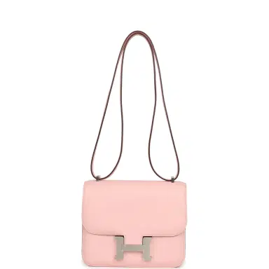 HERMÈS Hermes Constance 18 Rose Sakura Swift Brushed Palladium Hardware | Thumbnail 7