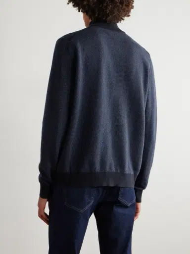 Loro Piana Roadster Cashmere Half-Zip Sweater | Thumbnail 4