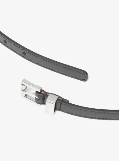 Michael Kors Collection Kate Leather Belt in | Thumbnail 3 Michael Kors Collection Kate Leather Belt in | Thumbnail 3