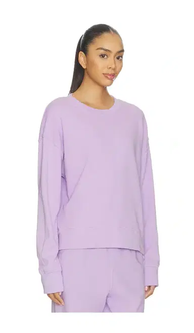 perfectwhitetee Tyler French Terry Pullover Sweatshirt | Thumbnail 2
