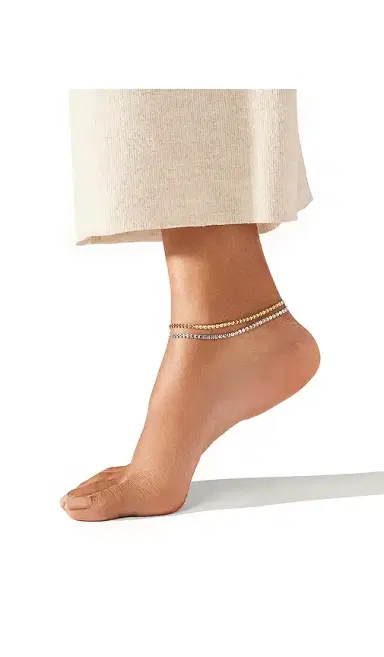 Jenny Bird Double Amalfi Anklet | Thumbnail 2 Jenny Bird Double Amalfi Anklet | Thumbnail 2