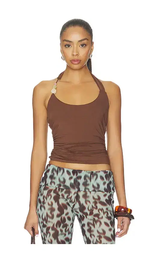 Lexie Twist Halter Tank