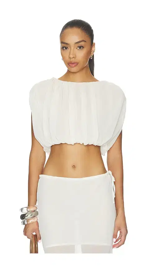 SNDYS Mara Gathered Top
