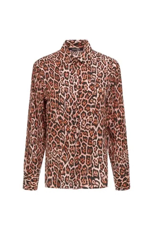 Roberto Cavalli Shirt with jaguar print