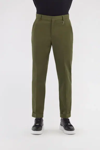Roberto Cavalli Tailored slim pants with fang | Thumbnail 2