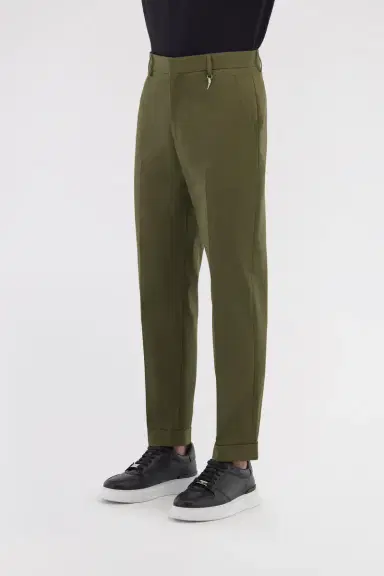 Roberto Cavalli Tailored slim pants with fang | Thumbnail 4