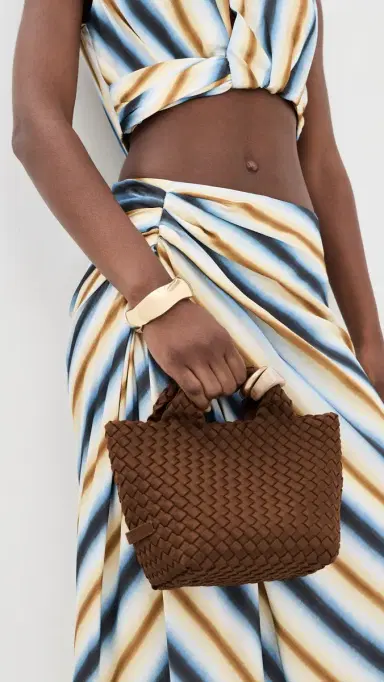Naghedi St Barths Petit Tote Teak (Beads) | Thumbnail 3 Naghedi St Barths Petit Tote Teak (Beads) | Thumbnail 3