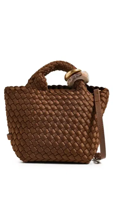Naghedi St Barths Petit Tote Teak (Beads) | Thumbnail 1 Naghedi St Barths Petit Tote Teak (Beads) | Thumbnail 1