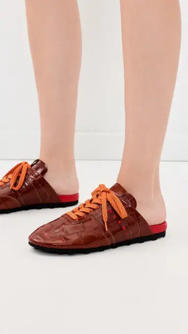 Marni Leather Sneakers Peat | Thumbnail 3
