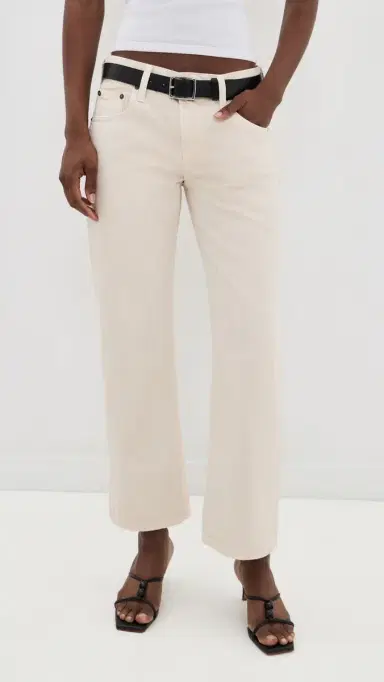 Citizens of Humanity Faye Vintage Straight Jeans Almond | Thumbnail 2