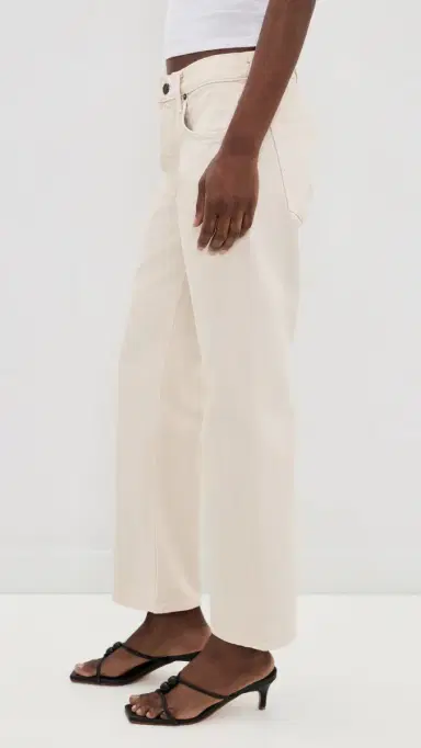 Citizens of Humanity Faye Vintage Straight Jeans Almond | Thumbnail 4
