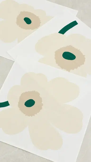 Marimekko Unikko Fabric Napkin Set | Thumbnail 3