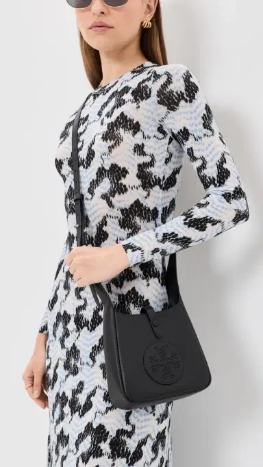 Tory Burch Miller Swing Shoulder Bag Black One Size | Thumbnail 3 Tory Burch Miller Swing Shoulder Bag Black One Size | Thumbnail 3