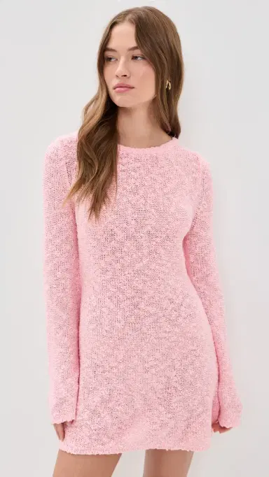 SEVEN WONDERS Juniper Mini Dress Baby Pink L | Thumbnail 2