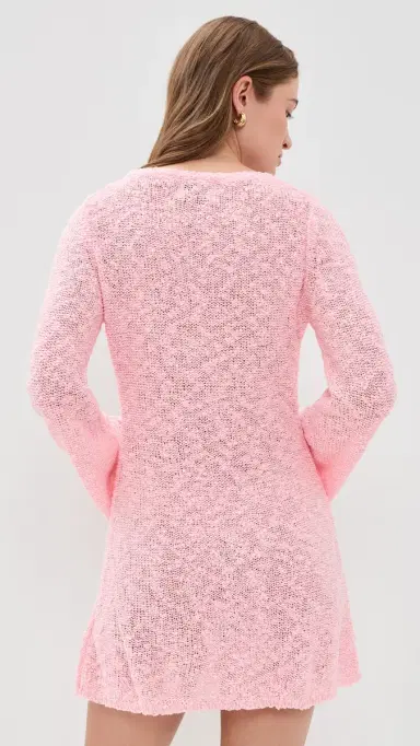 SEVEN WONDERS Juniper Mini Dress Baby Pink L | Thumbnail 3