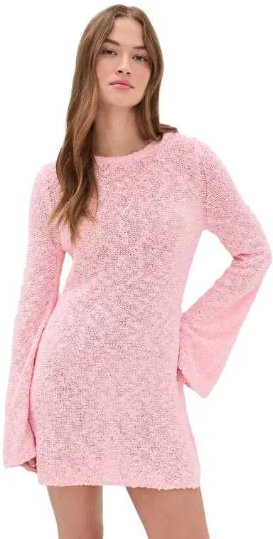 SEVEN WONDERS Juniper Mini Dress Baby Pink L | Thumbnail 1