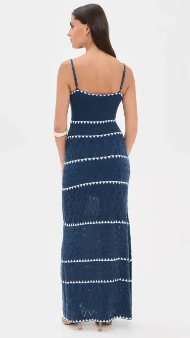 Z Supply Catamaran Dress Twilight Blue | Thumbnail 3