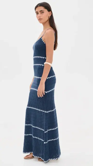 Z Supply Catamaran Dress Twilight Blue | Thumbnail 4