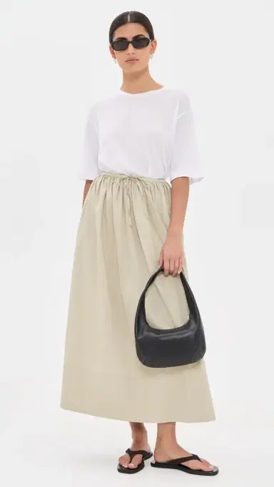Pistola Noelle Poplin Maxi Skirt ist | Thumbnail 5