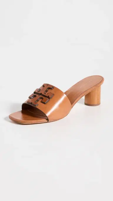 Tory Burch Ines Mule Sandals 55mm Tan | Thumbnail 2