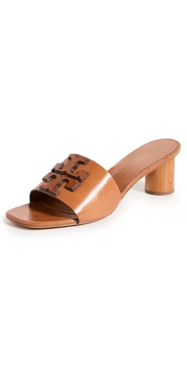 Tory Burch Ines Mule Sandals 55mm Tan | Thumbnail 1