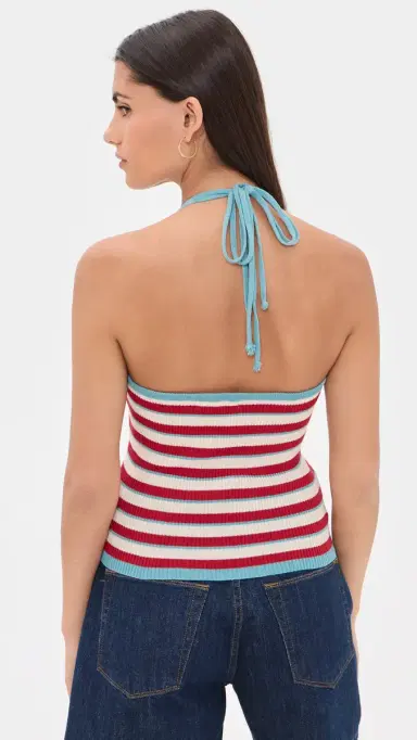 Bailey Rose Striped Halter Top | Thumbnail 3 Bailey Rose Striped Halter Top | Thumbnail 3