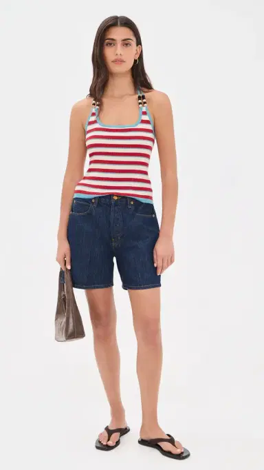 Bailey Rose Striped Halter Top Sky | Thumbnail 5