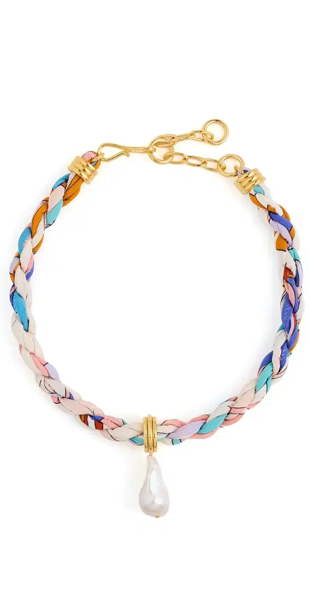 Lizzie Fortunato Woven Collar Necklace Multi One Size