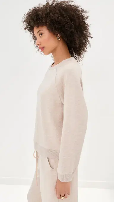 LE BOP Helene Sweatshirt Heathered Oat L | Thumbnail 4