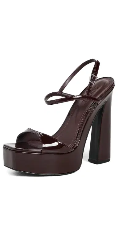 Schutz Arlene Platform Sandals Maplewood 8 | Thumbnail 1