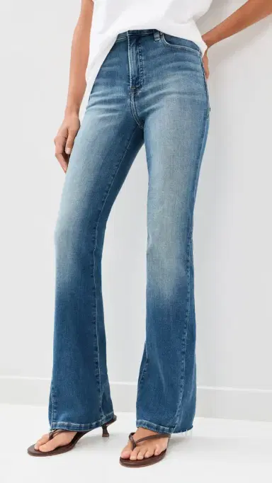 Good American Soft Tech Good Classic Bootcut Jeans Indigo1238 | Thumbnail 2 Good American Soft Tech Good Classic Bootcut Jeans Indigo1238 | Thumbnail 2