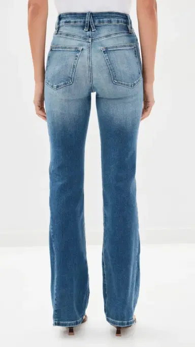 Good American Soft Tech Good Classic Bootcut Jeans Indigo1238 | Thumbnail 3 Good American Soft Tech Good Classic Bootcut Jeans Indigo1238 | Thumbnail 3