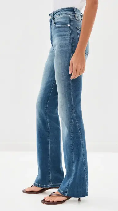 Good American Soft Tech Good Classic Bootcut Jeans Indigo1238 | Thumbnail 4 Good American Soft Tech Good Classic Bootcut Jeans Indigo1238 | Thumbnail 4