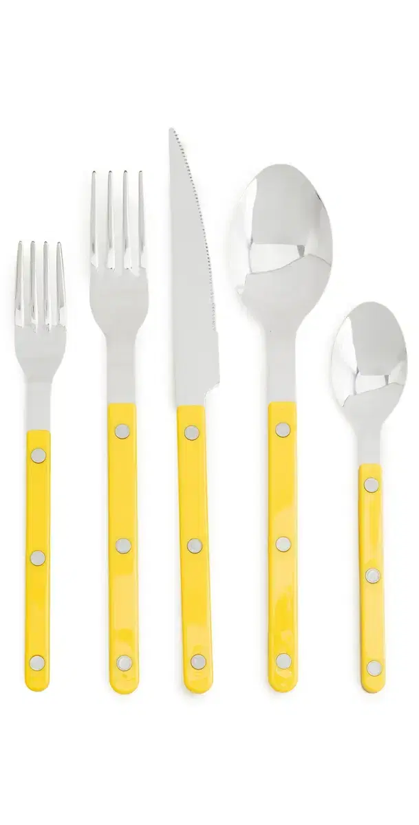 Sabre 5 Piece Cutlery Set Yellow One Size