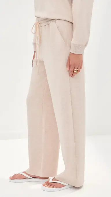 LE BOP Lou Sweatpants Heathered Oat | Thumbnail 4 LE BOP Lou Sweatpants Heathered Oat | Thumbnail 4