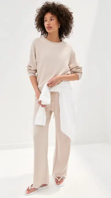 LE BOP Lou Sweatpants Heathered Oat | Thumbnail 5 LE BOP Lou Sweatpants Heathered Oat | Thumbnail 5