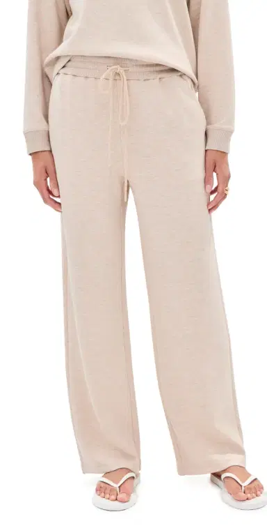 LE BOP Lou Sweatpants Heathered Oat | Thumbnail 1 LE BOP Lou Sweatpants Heathered Oat | Thumbnail 1