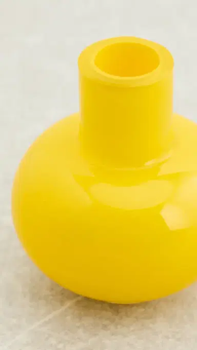 Marimekko Mini Vase Yellow One Size | Thumbnail 5