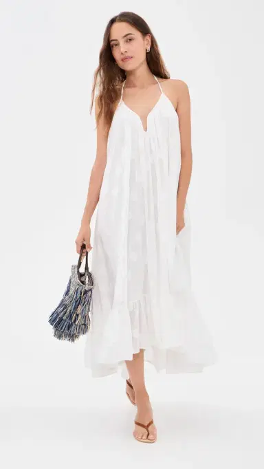 Zimmermann Solstice Midi Dress | Thumbnail 2 Zimmermann Solstice Midi Dress | Thumbnail 2