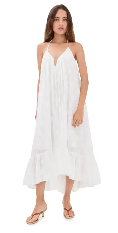 Zimmermann Solstice Midi Dress | Thumbnail 1 Zimmermann Solstice Midi Dress | Thumbnail 1